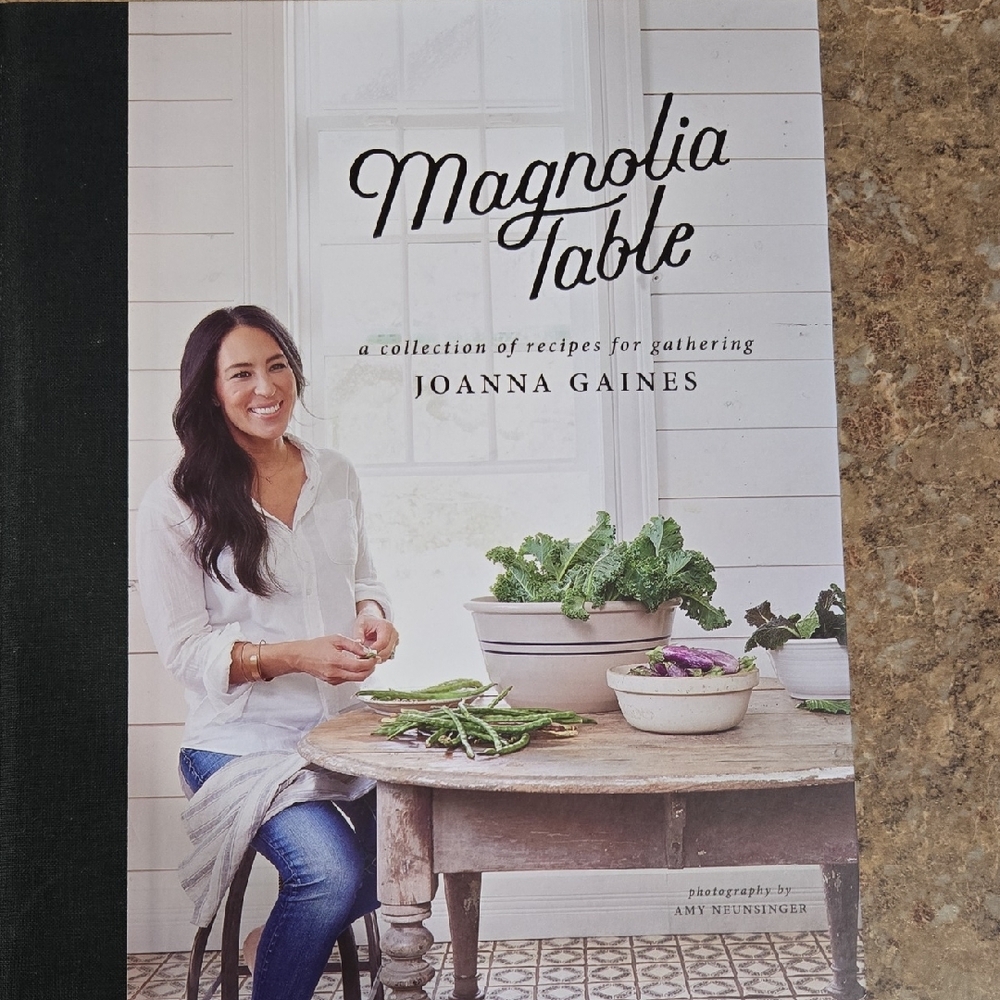 Magnolia Cookbook by Joanna Gaines - Black and White
